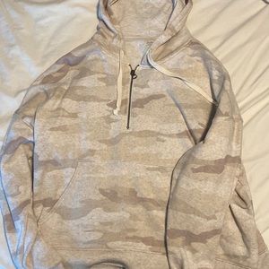 Womens American eagle hoodie quarter zip